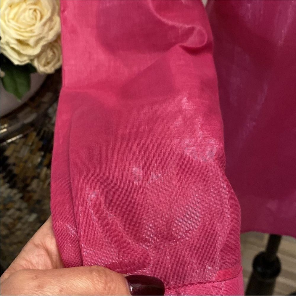 Burberry pink Women's Pink Button-Up Shirt, XS - Picture 4 of 9